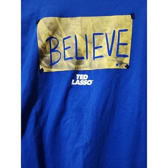 Believe Ted Lasso Tv Show Fan T Shirt XXL 2XL Excellent 100% Cotton - Picture 1 of 5